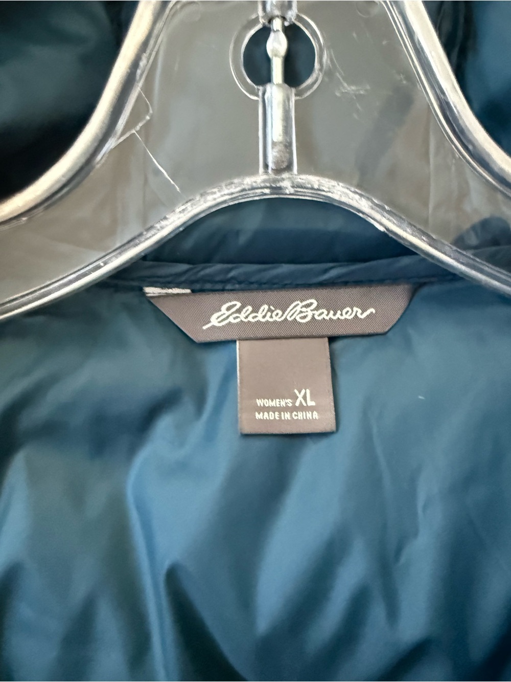 Eddie Bauer Women's Bomber Jacket Teal Blue